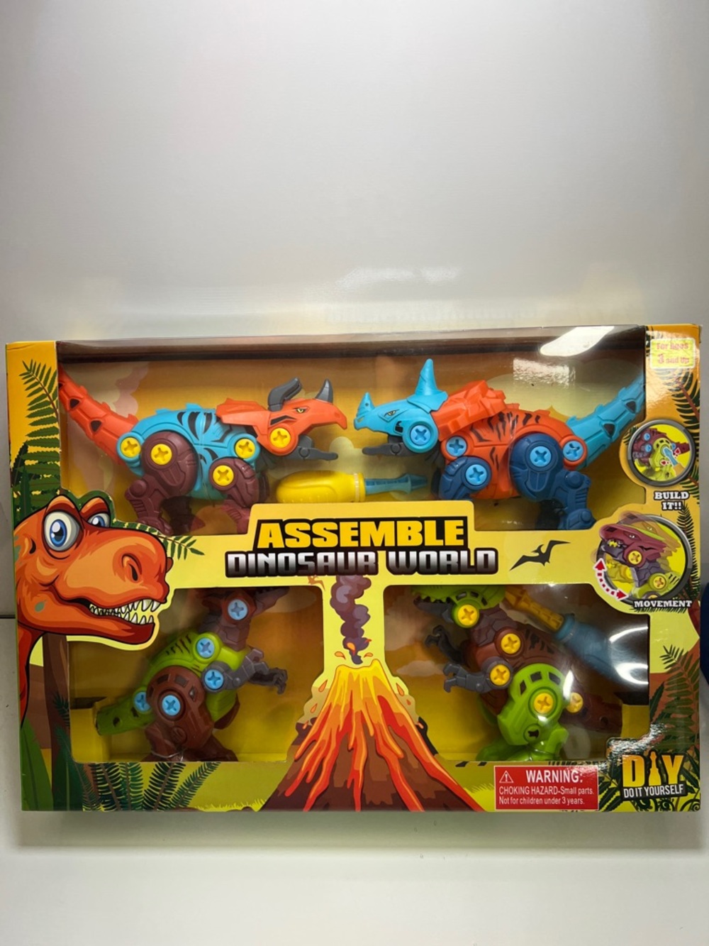 DIY Dinosaur Toy Set - Bright Multicolor